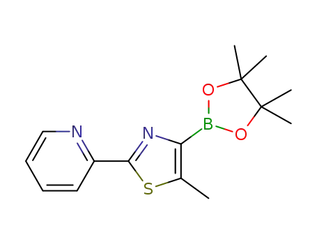 C<sub>15</sub>H<sub>19</sub>BN<sub>2</sub>O<sub>2</sub>S