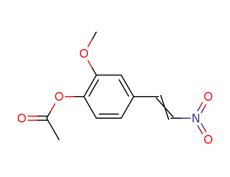 4-acetoxy-3-methoxy-omega-nitrostyrene