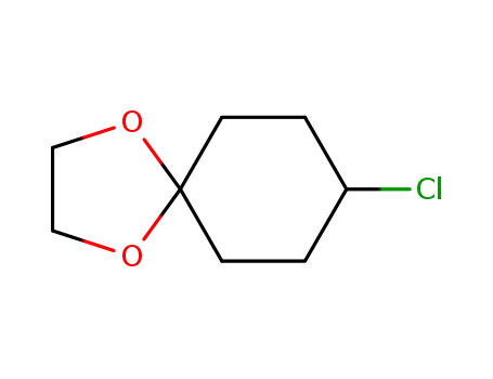 Molecular Structure of 55724-03-3 (8-Chloro-1,4-dioxaspiro[4.5]decane)