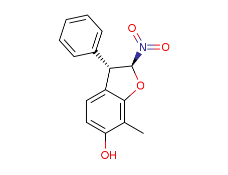 (2S,3S)-7-methyl-2-nitro-3-phenyl-2,3-dihydrobenzofuran-6-ol