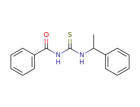 Molecular Structure of 111752-78-4 (N-benzoyl-N'-(1-phenylethyl)thiourea)