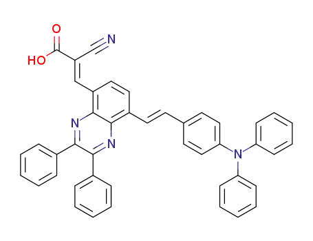 (E)-2-cyano-3-{8-[(E)-4-(diphenylamino)styryl]-2,3-diphenylquinoxalin-5-yl}acrylic acid