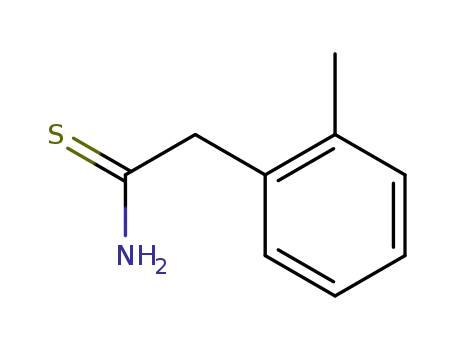 Molecular Structure of 34243-66-8 (2-(2-METHYLPHENYL)ETHANETHIOAMIDE)