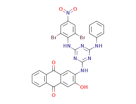 Molecular Structure of 1395499-24-7 (C<sub>29</sub>H<sub>17</sub>Br<sub>2</sub>N<sub>7</sub>O<sub>5</sub>)