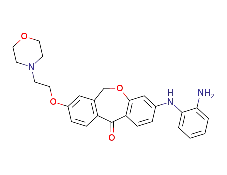 3-[(2-aminophenyl)amino]-8-(2-morpholin-4-ylethoxy)-dibenzo[b,e]oxepin-11(6H)-one