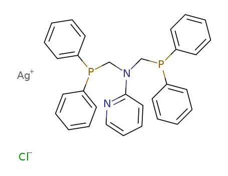 AgCl(N,N-bis-(diphenylphosphanylmethyl)-2-aminopyridine)