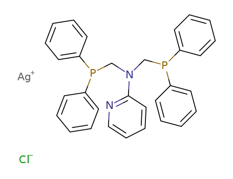 AgCl(N,N-bis-(diphenylphosphanylmethyl)-2-aminopyridine)