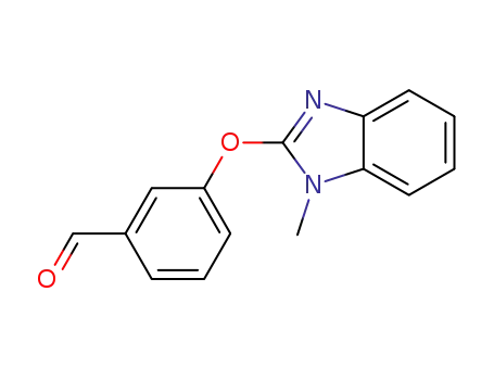 3-[(1-methyl-1H-benzimidazol-2-yl)oxy]benzaldehyde