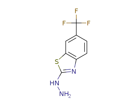 Molecular Structure of 898748-31-7 (6-(TRIFLUOROMETHYL)-2(3H)-BENZOTHIAZOLONEHYDRAZONE)