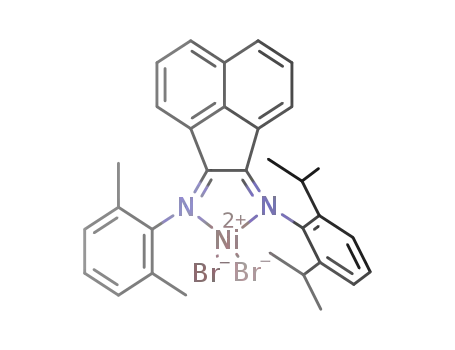 (1-(2,6-diisopropylphenylimino)-2-(2,6-dimethylphenylimino)acenaphthylenylidene)NiBr<sub>2</sub>