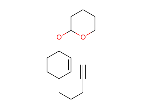 2-(4-(pent-4-ynyl)cyclohex-2-enyloxy)tetrahydro-2H-pyran