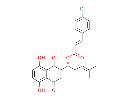 Molecular Structure of 1384955-73-0 (C<sub>25</sub>H<sub>21</sub>ClO<sub>6</sub>)