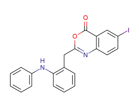 6-iodo-2-[2-(phenylamino)benzyl]-4H-3,1-benzoxazin-4-one