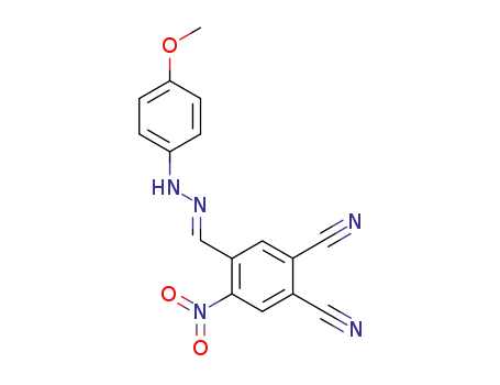 4-[(E)-(4-methoxyphenyl)hydrazonomethyl]-5-nitrophthalonitrile