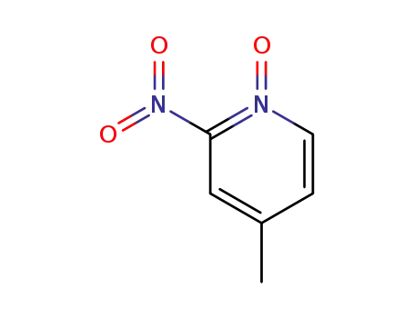 Molecular Structure of 100047-40-3 (4-methyl-2-nitro-pyridine-1-oxide)