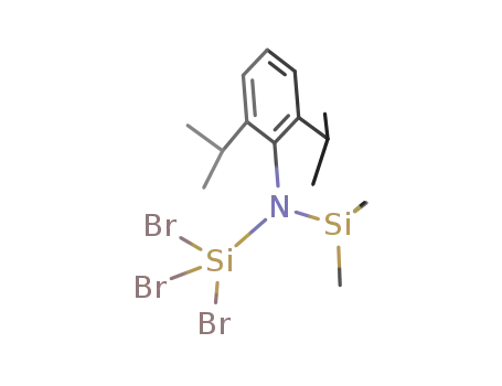 SiBr<sub>3</sub>N(Si(CH<sub>3</sub>)3)C<sub>6</sub>H<sub>3</sub>(CH(CH<sub>3</sub>)2)2