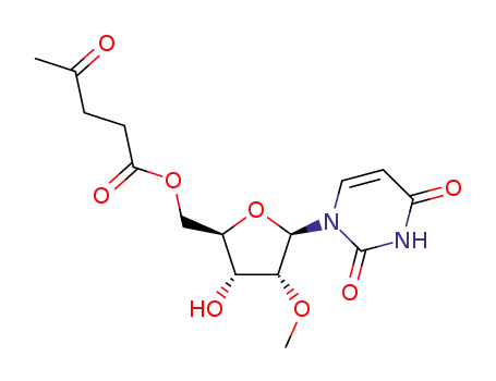 Molecular Structure of 1417910-03-2 (5’-O-levulinoyl-2’-O-methyluridine)