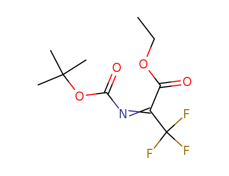 ethyl 2-[(tert-butoxycarbonyl)imino]-3,3,3-trifluoropropanoate
