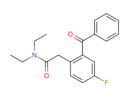Molecular Structure of 1422748-04-6 (2-(2-benzoyl-4-fluorophenyl)-N,N-diethylacetamide)