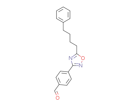 4-[5-(4-Phenylbutyl)-1,2,4-oxadiazol-3-yl]benzaldehyde