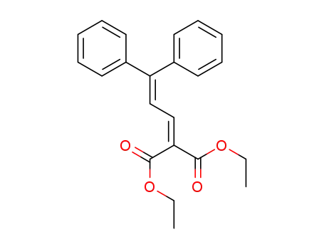 Molecular Structure of 220487-20-7 (diethyl (3,3-diphenylprop-2-en-1-ylidene)propanedioate)