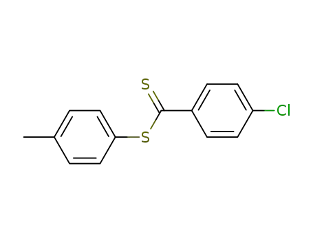 Molecular Structure of 165543-77-1 (4-Chloro-dithiobenzoic acid p-tolyl ester)