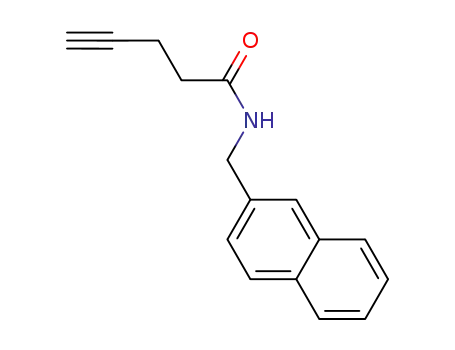 Molecular Structure of 1415976-72-5 (N-(2-naphthylmethyl)pent-4-ynamide)