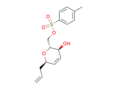 toluene-4-sulfonic acid 6-Allyl-3-hydroxy-3,6-dihydro-2H-pyran-2-ylmethyl ester