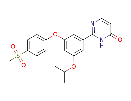 2-(3-isopropoxy-5-(4-(methylsulfonyl)phenoxy)phenyl)pyrimidin-4(3H)-one