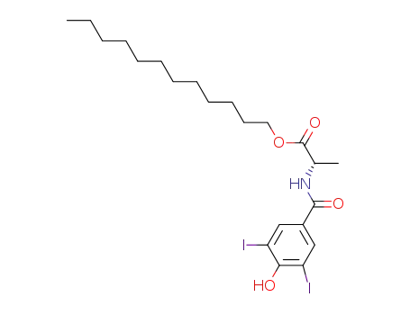 dodecyl (S)-2-(4-Hydroxy-3,5-diiodobenzamido)propanoate