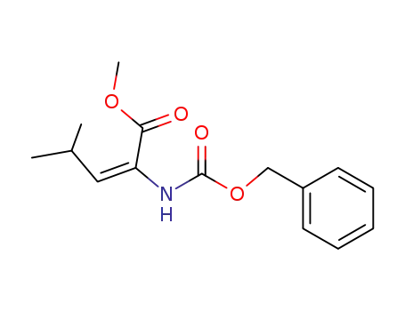 2-Pentenoic acid, 4-methyl-2-[[(phenylmethoxy)carbonyl]amino]-, methyl
ester, (E)-