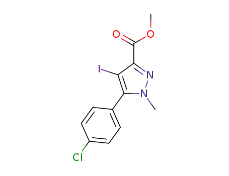 methyl 5-(4-chlorophenyl)-4-iodo-1-methyl-1H-pyrazole-3-carboxylate