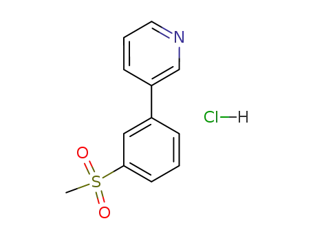 3-(3-메탄술포닐-페닐)-피리딘 염산염