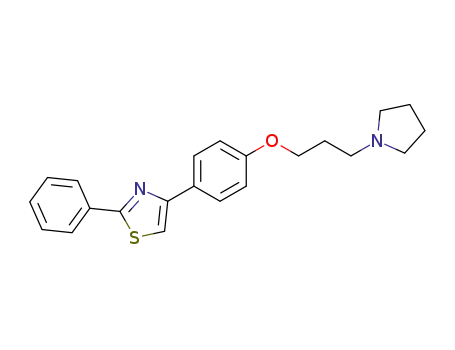 4-[4-(3-pyrrolidino)propoxyphenyl]-2-phenylthiazole