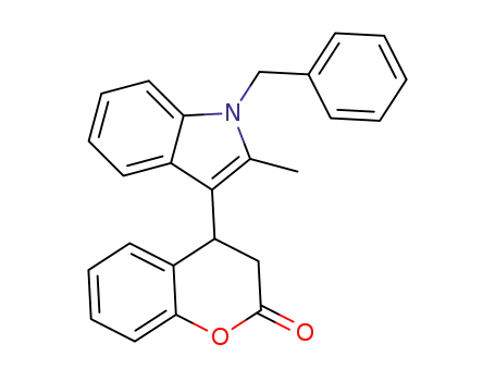4-(1-benzyl-2-methyl-1H-indol-3-yl)chroman-2-one