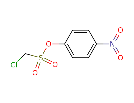 Molecular Structure of 16775-19-2 (Methanesulfonic acid, chloro-, 4-nitrophenyl ester)