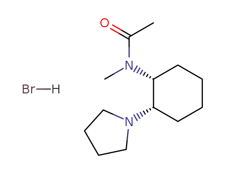N-Methyl-N-((1R,2S)-2-pyrrolidin-1-yl-cyclohexyl)-acetamide; hydrobromide