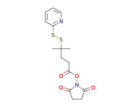4-(2-pyridinedisulfide)-4-methylvaleric acid succinimide ester