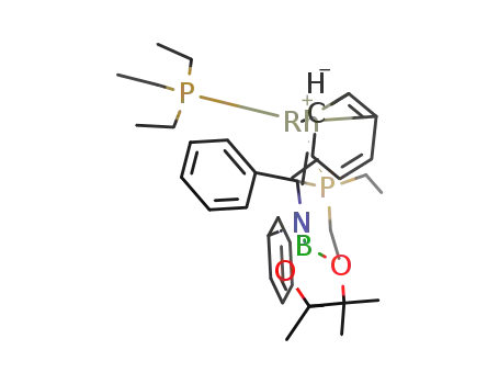 [Rh{η<sup>3</sup>-C6H5=C(Ph)N(Ph)(B(pinacolato))}(PEt3)2]