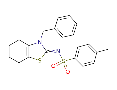 <i>N</i>-(3-benzyl-4,5,6,7-tetrahydro-3<i>H</i>-benzothiazol-2-ylidene)-toluene-4-sulfonamide