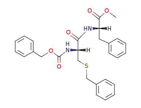 L-Phenylalanine,N-[N-[(phenylmethoxy)carbonyl]-S-(phenylmethyl)-L-cysteinyl]-, methyl ester(9CI) cas  7625-12-9