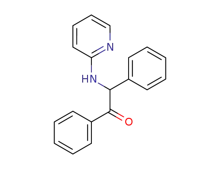 Molecular Structure of 20622-21-3 (1,2-diphenyl-2-(pyridin-2-ylamino)ethanone)