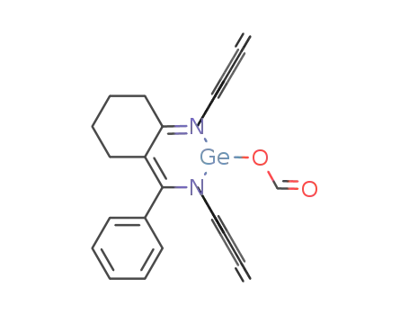 (cyclo-C<sub>6</sub>H<sub>8</sub>-1-N(2,6-iPr<sub>2</sub>C<sub>6</sub>H<sub>3</sub>)-2-C(Ph)N(2,6-iPr<sub>2</sub>C<sub>6</sub>H<sub>3</sub>))GeOCHO