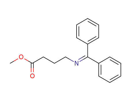 Molecular Structure of 81478-02-6 (methyl 4-<(diphenylmethylene)amino>butanoate)
