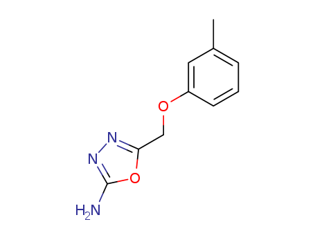 5-[(3-methylphenoxy)methyl]-1,3,4-oxadiazol-2-amine