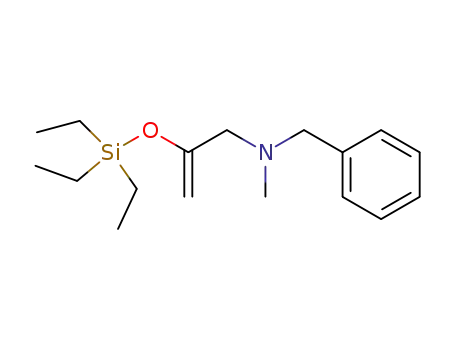 Benzyl-methyl-(2-triethylsilanyloxy-allyl)-amine