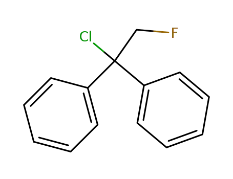 Molecular Structure of 137742-77-9 (Benzene, 1,1'-(1-chloro-2-fluoroethylidene)bis-)