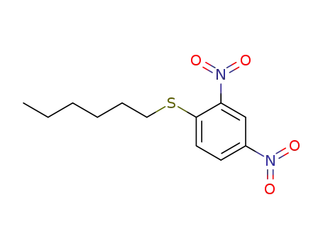 Molecular Structure of 7343-59-1 (1-(hexylsulfanyl)-2,4-dinitrobenzene)