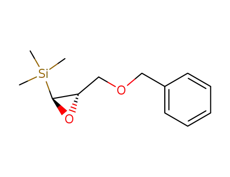 (2S,3S)-1-O-benzyl-2,3-epoxy-3-(trimethylsilyl)propane-1-ol