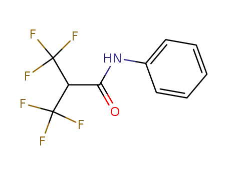 Molecular Structure of 786-39-0 (Propanamide, 3,3,3-trifluoro-N-phenyl-2-(trifluoromethyl)-)